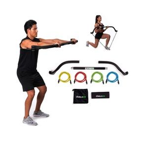 Travel Gorilla Bow Portable Home Gym Resistance Bands and Bar System for Fitness